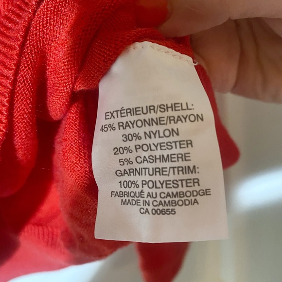 SMARTSET red long sleeve top size M - Picture 6 of 6